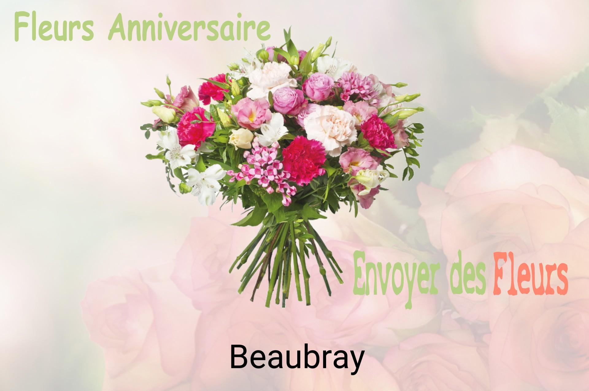Bouquet de fleurs d’anniversaire livré à Beaubray