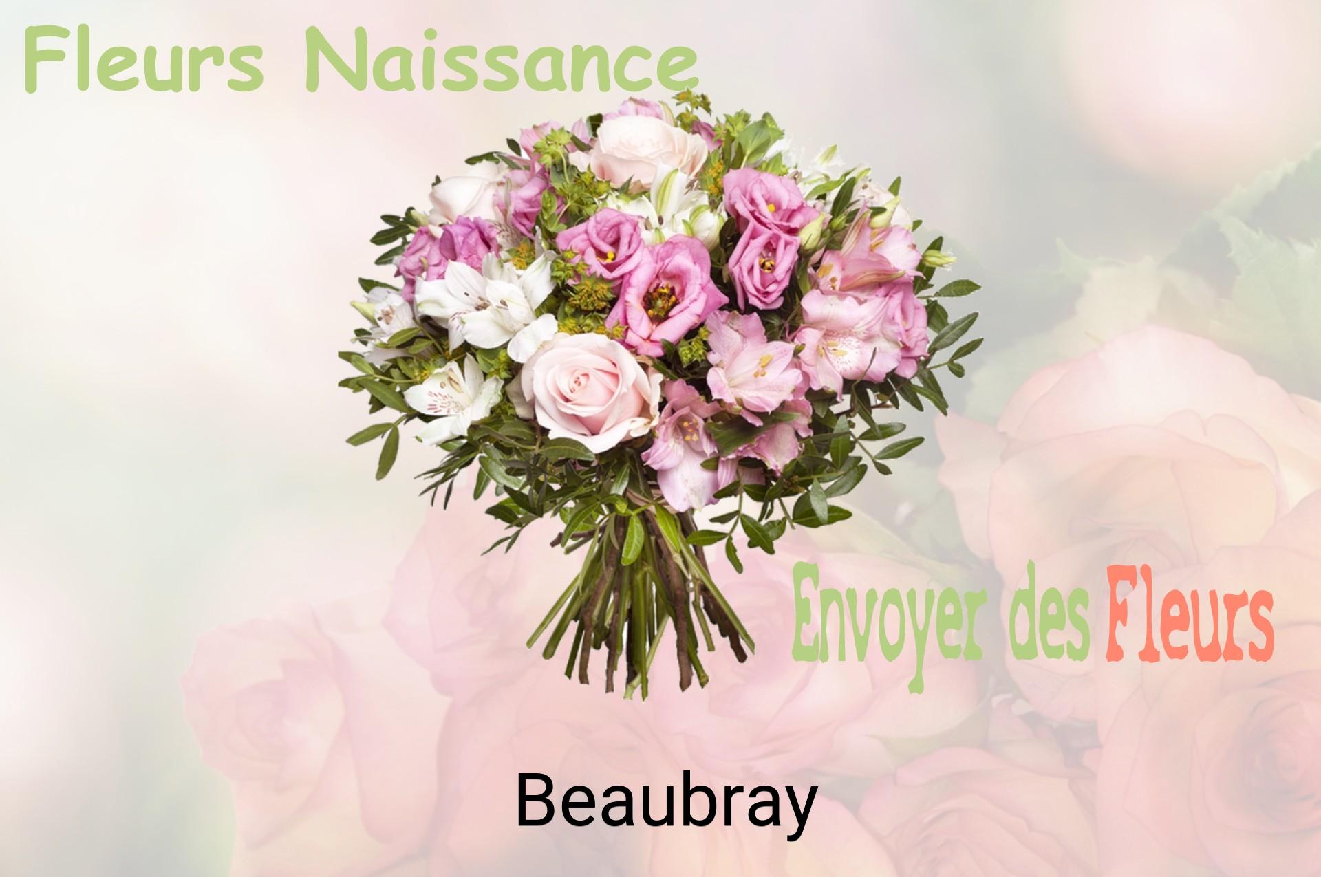 Bouquet de fleurs de naissance livré à Beaubray